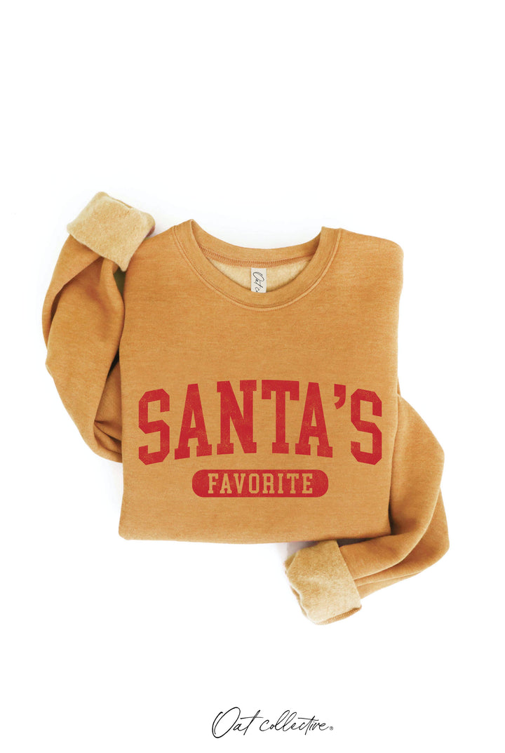 SANTA'S FAVORITE Graphic Sweatshirt