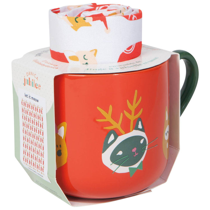 Let it Meow Christmas Set of 2