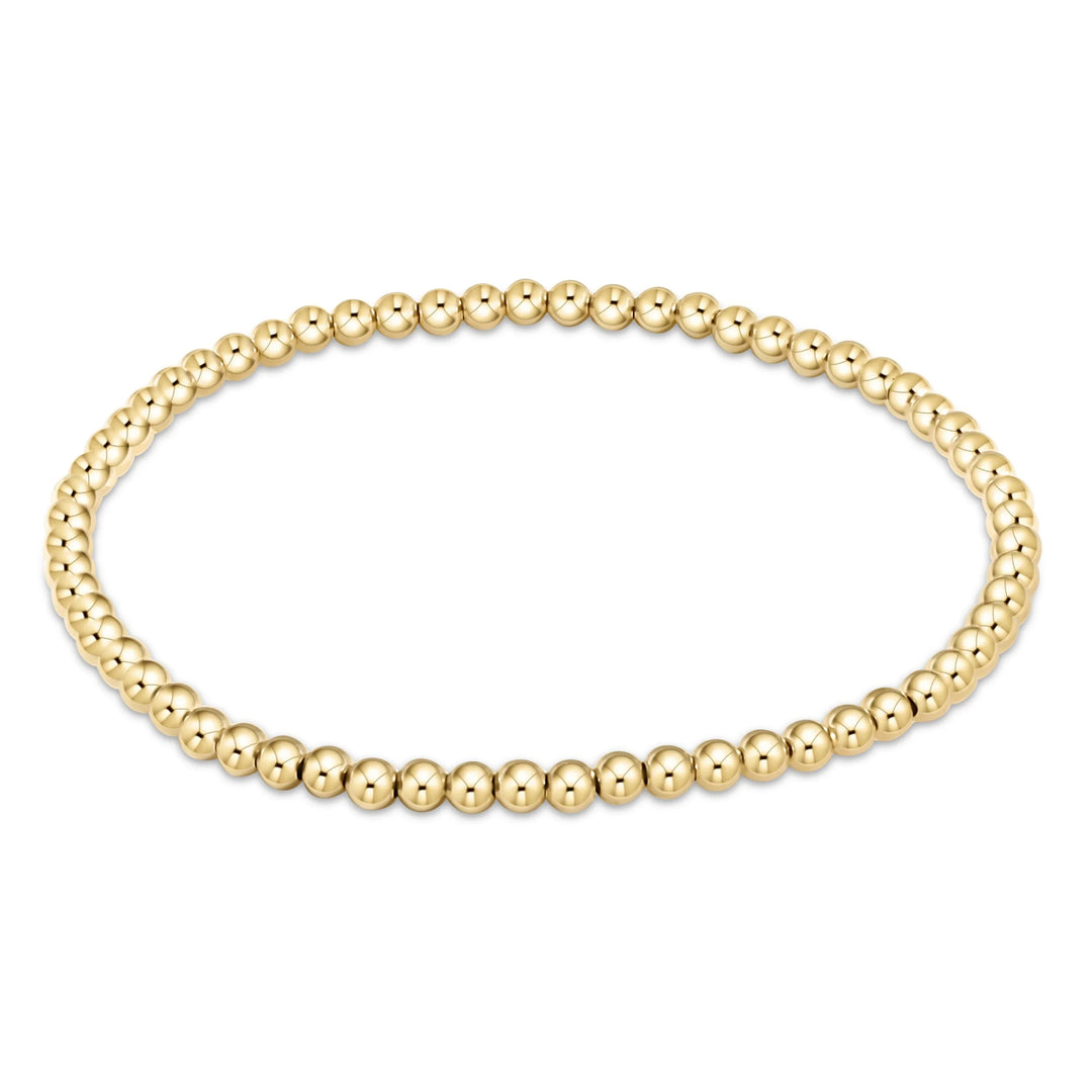Extends Classic Bead Bracelet - Gold