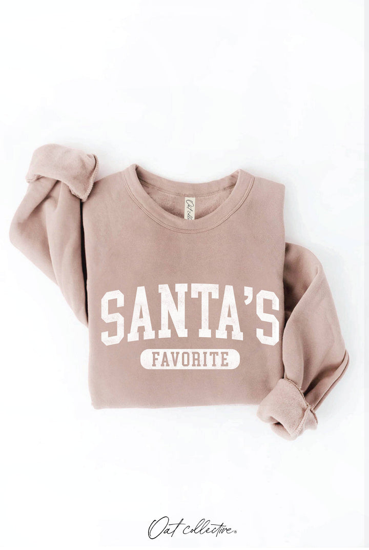 SANTA'S FAVORITE Graphic Sweatshirt