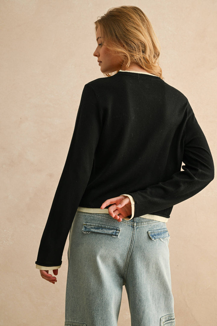 Long Sleeve Knitted Top