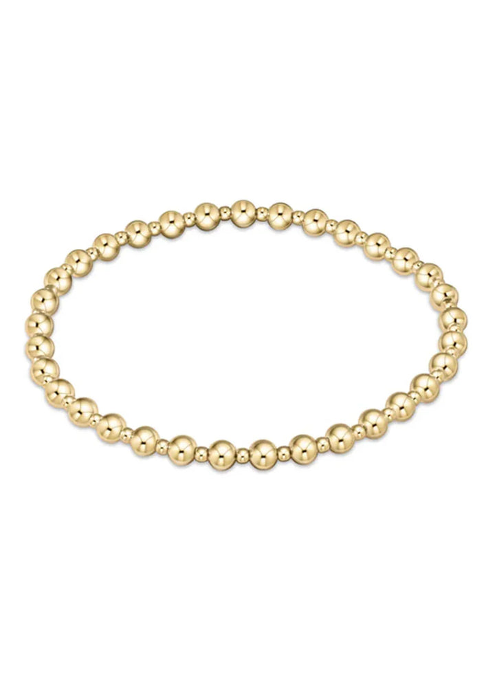 Classic Grateful Pattern Bracelet - Gold