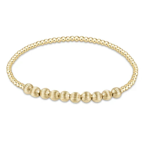 Classic Beaded Bliss Bracelet - Gold (Dignity Bliss)
