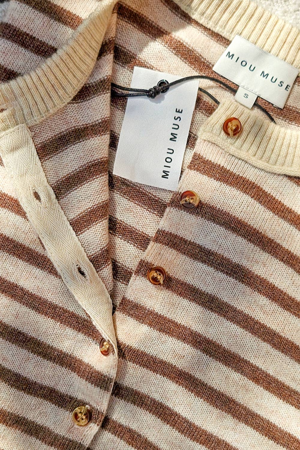 Striped Pattern Cardigan