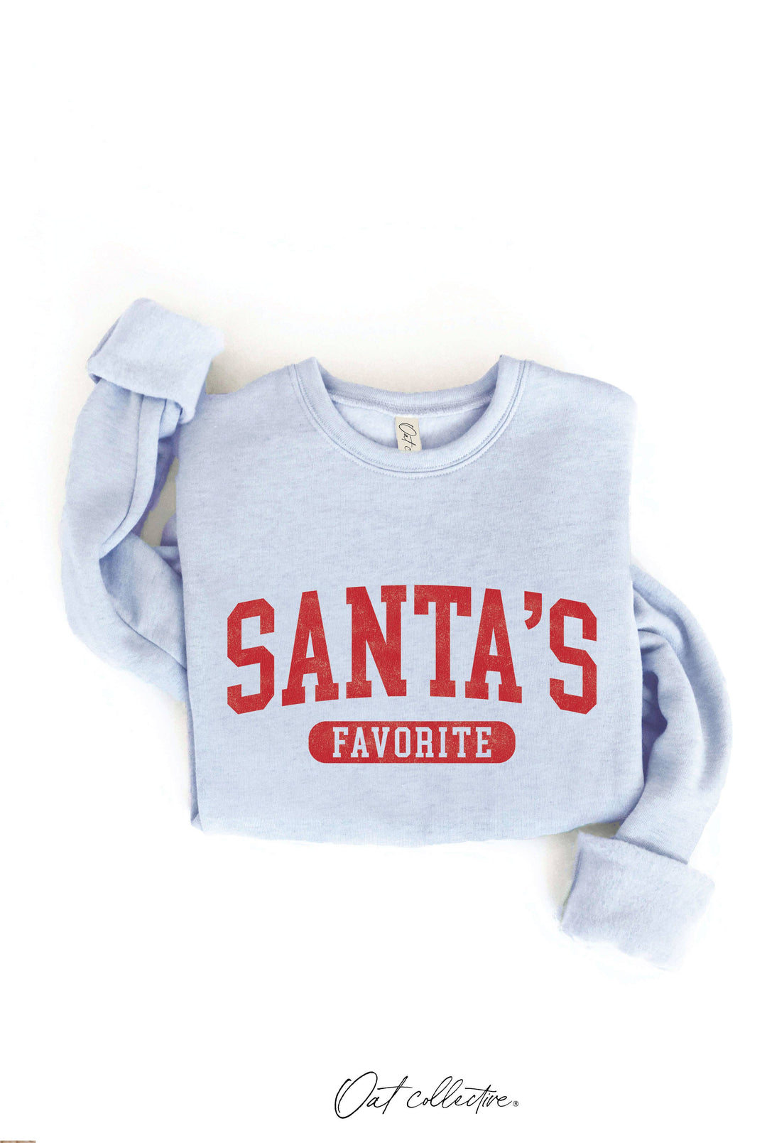 SANTA'S FAVORITE Graphic Sweatshirt