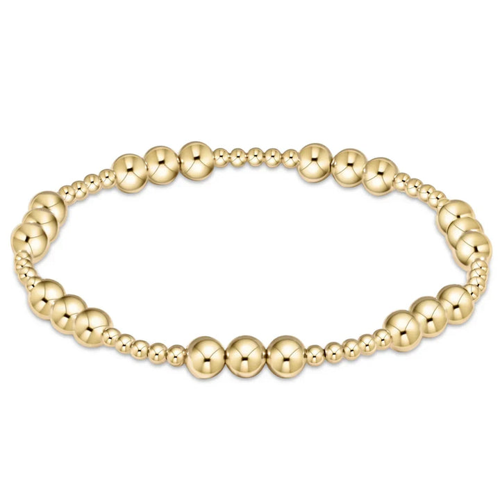 Classic Joy Pattern Bracelet - Gold