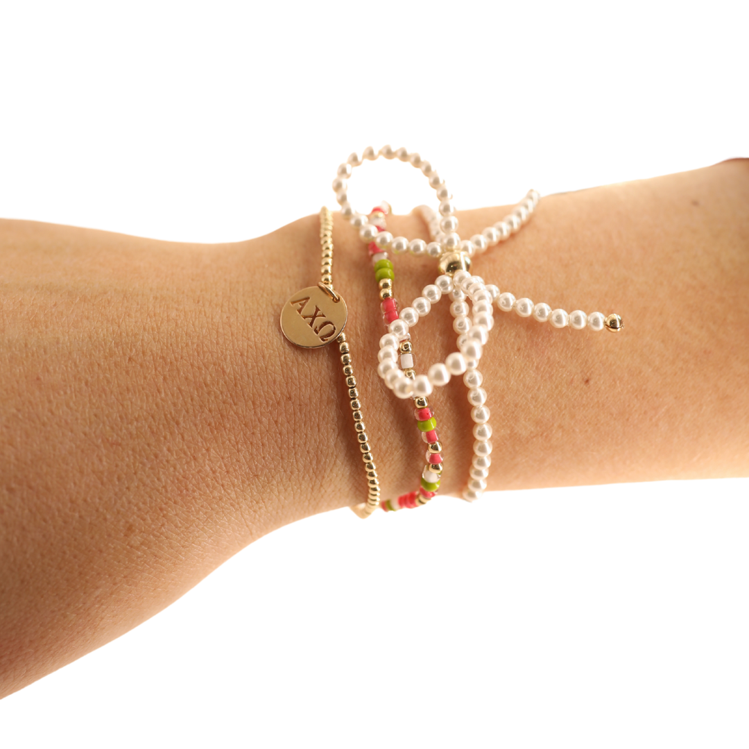 Alpha Chi Omega Sprinkle Bracelet