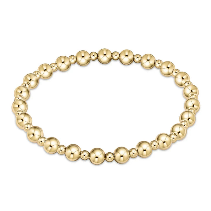 Classic Grateful Pattern Bracelet - Gold