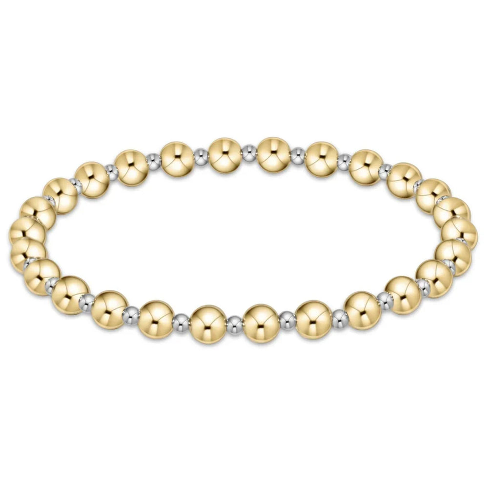 Classic Grateful Pattern Bracelet - Mixed Metal