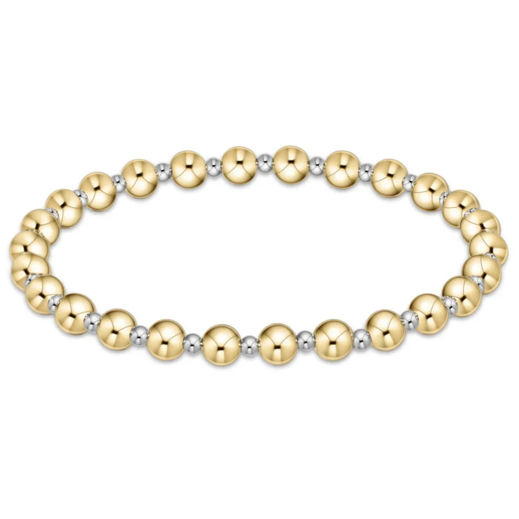 Classic Grateful Pattern Bracelet - Mixed Metal