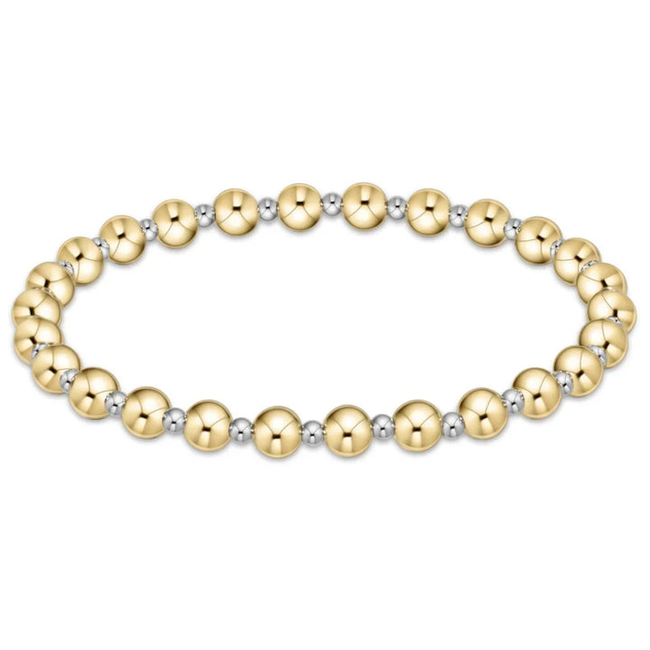 Classic Grateful Pattern Bracelet - Mixed Metal