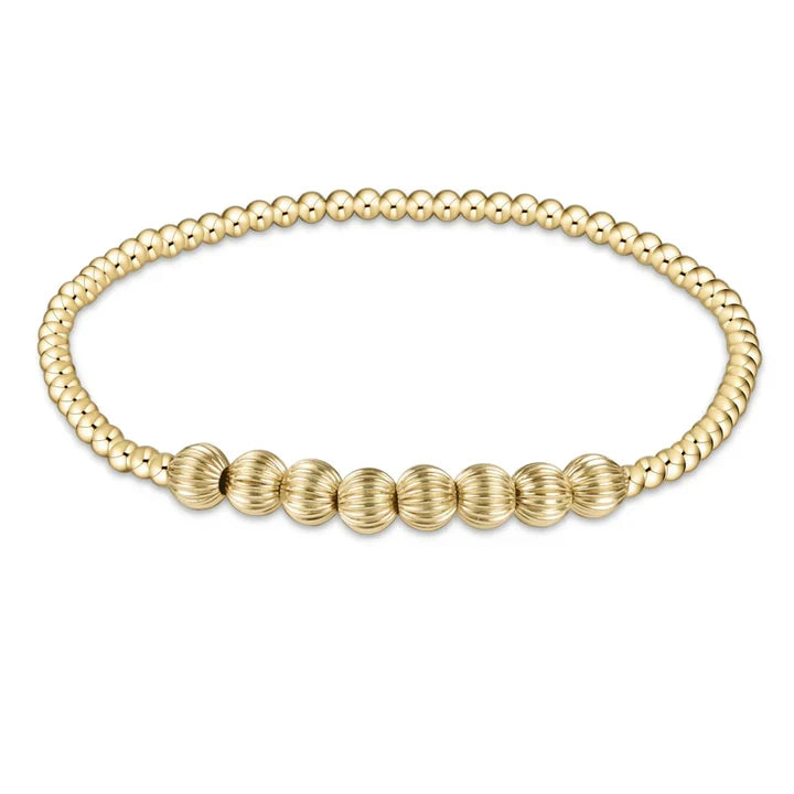 Classic Beaded Bliss Bracelet - Gold (Dignity Bliss)