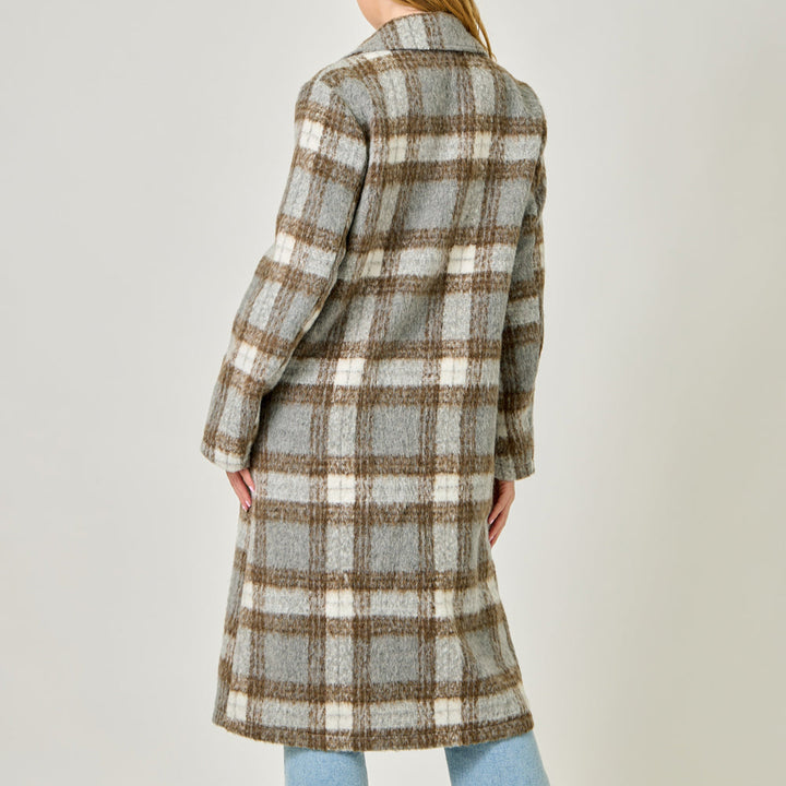 Plaid Long Coat