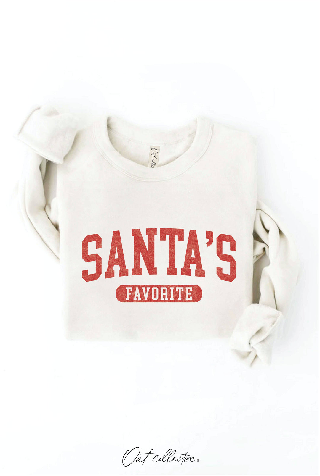 SANTA'S FAVORITE Graphic Sweatshirt