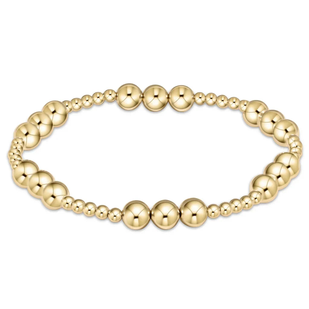 Classic Joy Pattern Bracelet - Gold