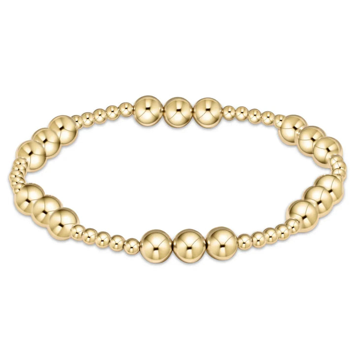 Classic Joy Pattern Bracelet - Gold