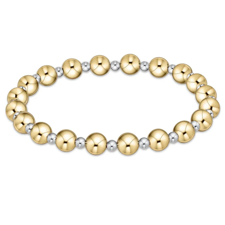 Classic Grateful Pattern Bracelet - Mixed Metal