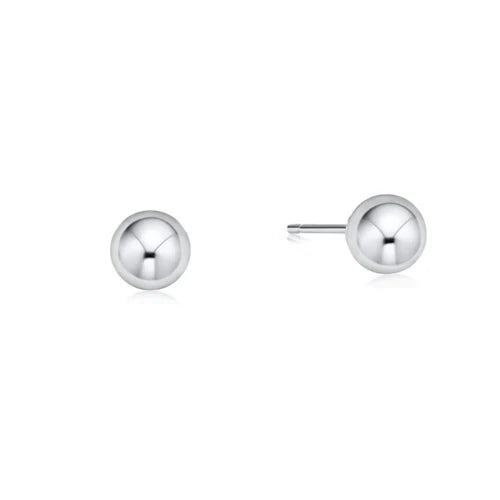 Classic Ball Stud Earring - Sterling