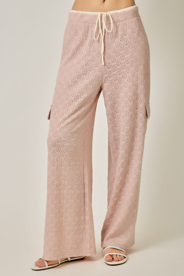 Lace Wide Leg Pants
