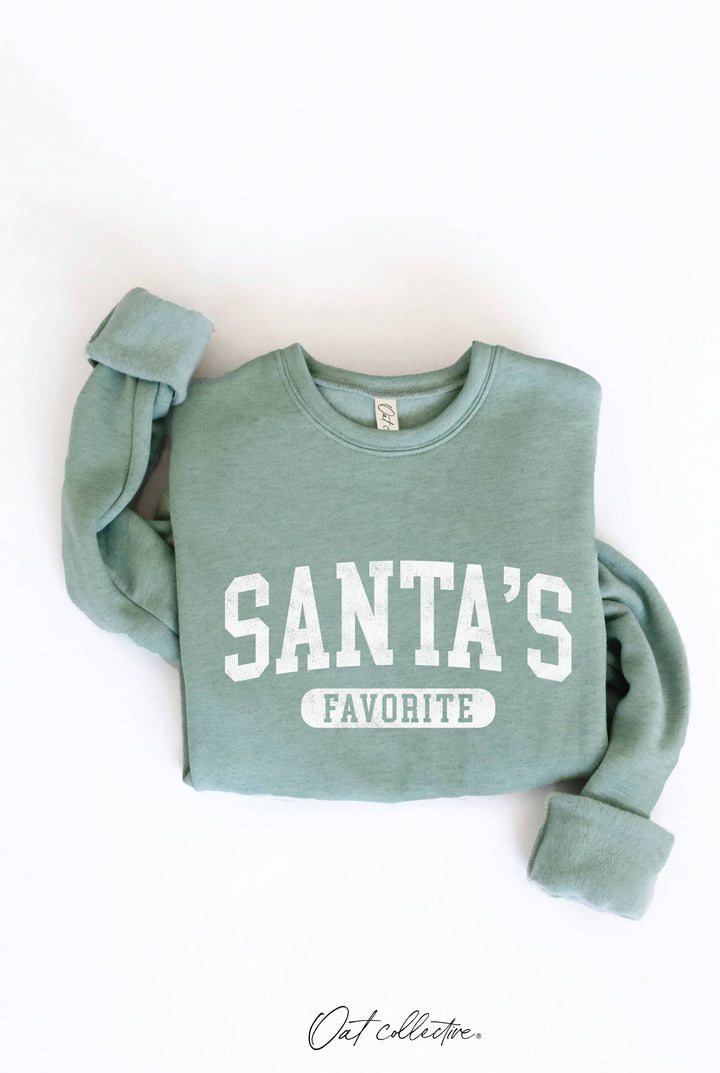 SANTA'S FAVORITE Graphic Sweatshirt