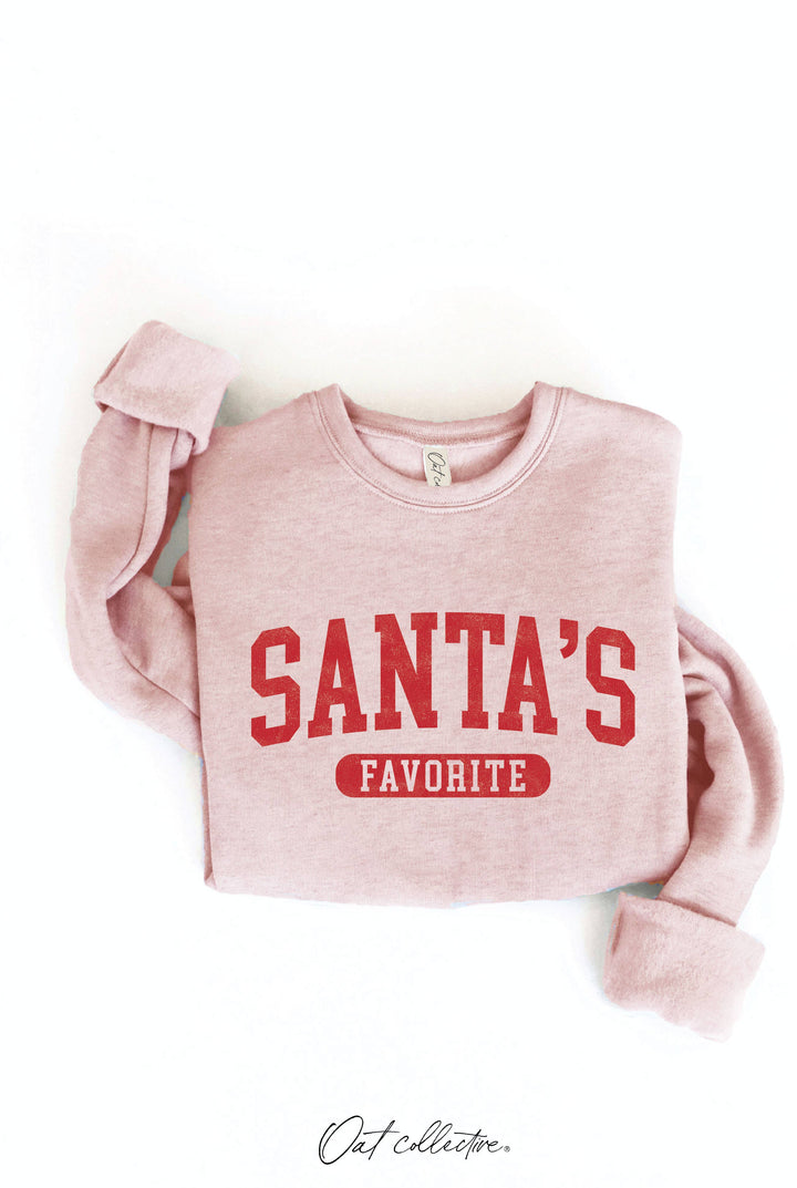 SANTA'S FAVORITE Graphic Sweatshirt