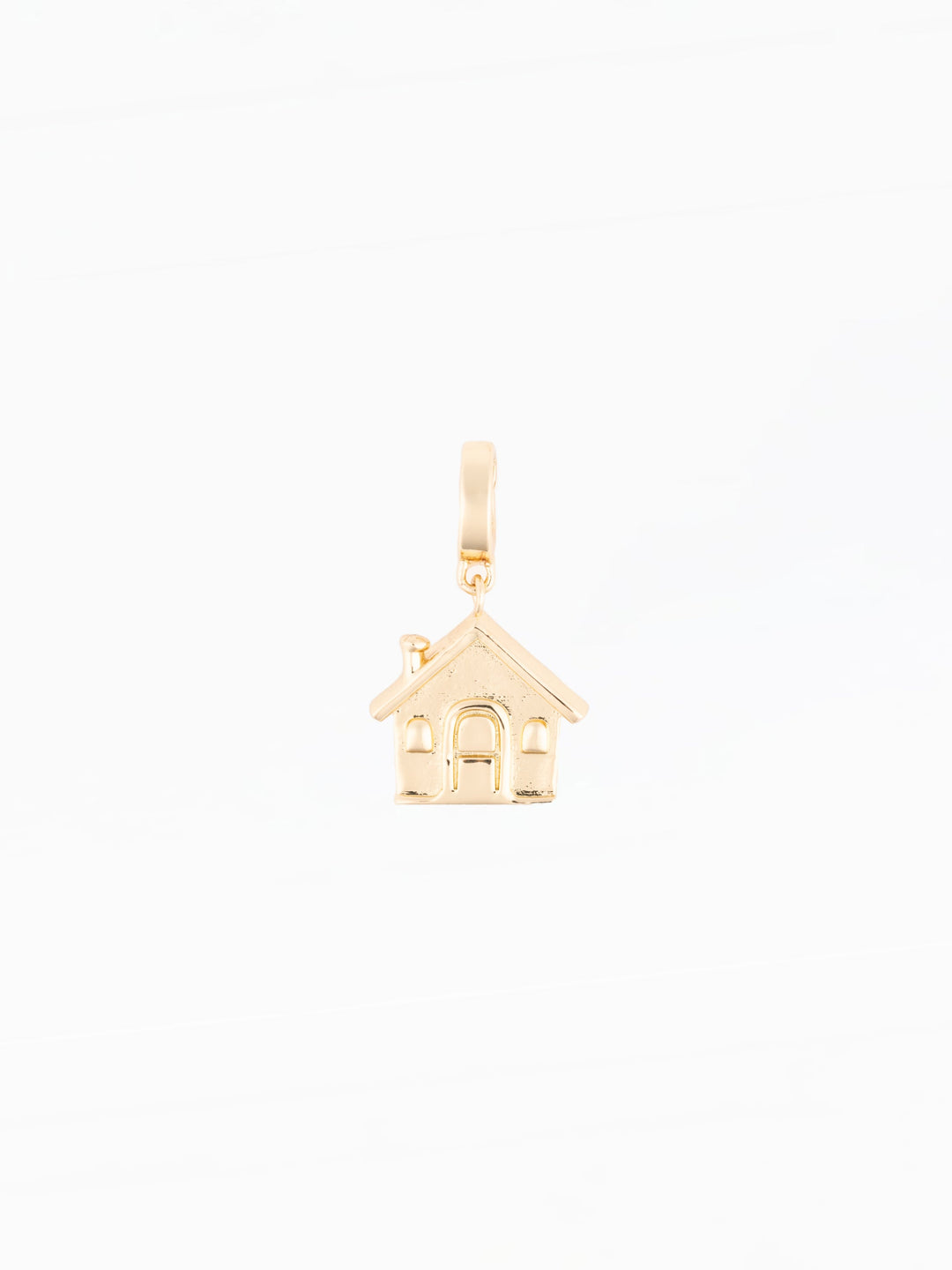 Michelle McDowell Charm Sophie gold house-shaped pendant charm with bail connector
