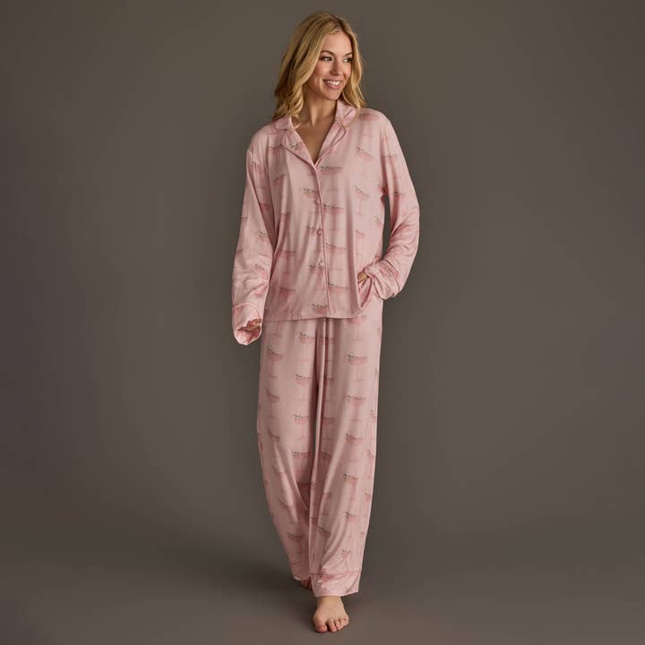 Christmas Cocktails Jersey Pajama Set