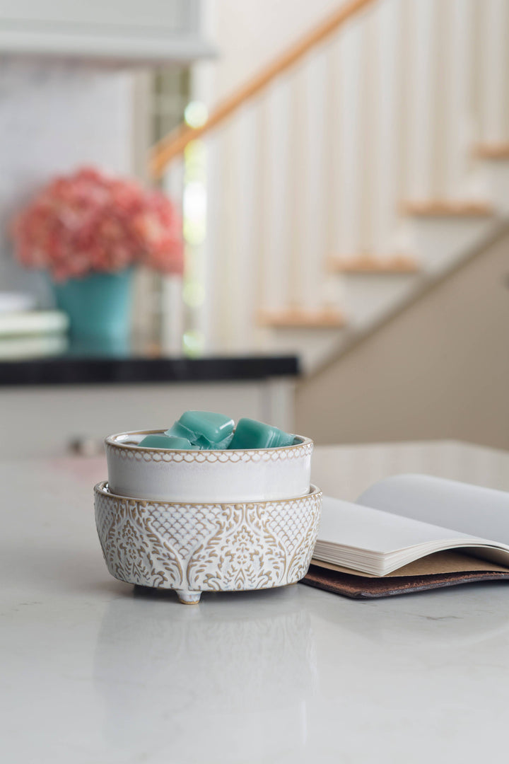 2-IN-1 Warmer Vintage White