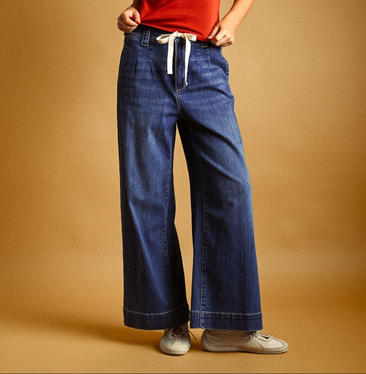 Dark Washed Denim Pants