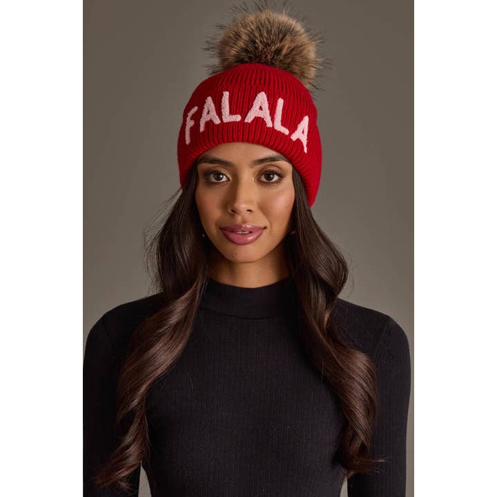 Fa La La Knit Pom Hat