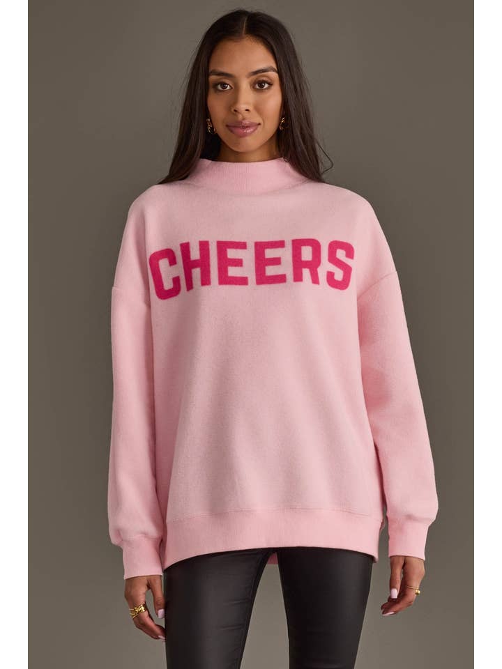 Merry &amp; Cheers Reversible Sweatshirt (reverse side)