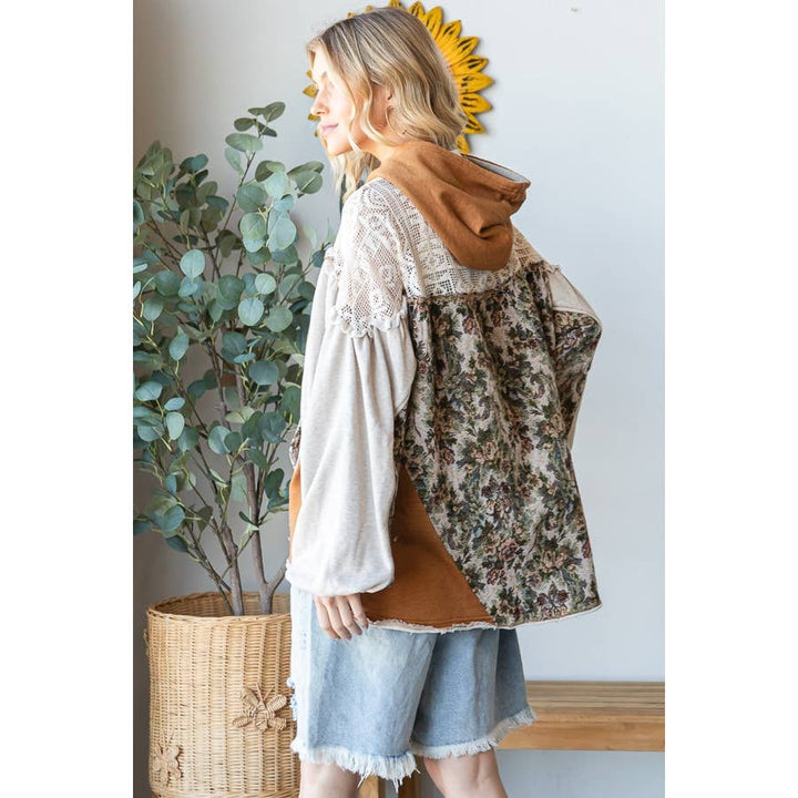 Lace Hooded Jacket
