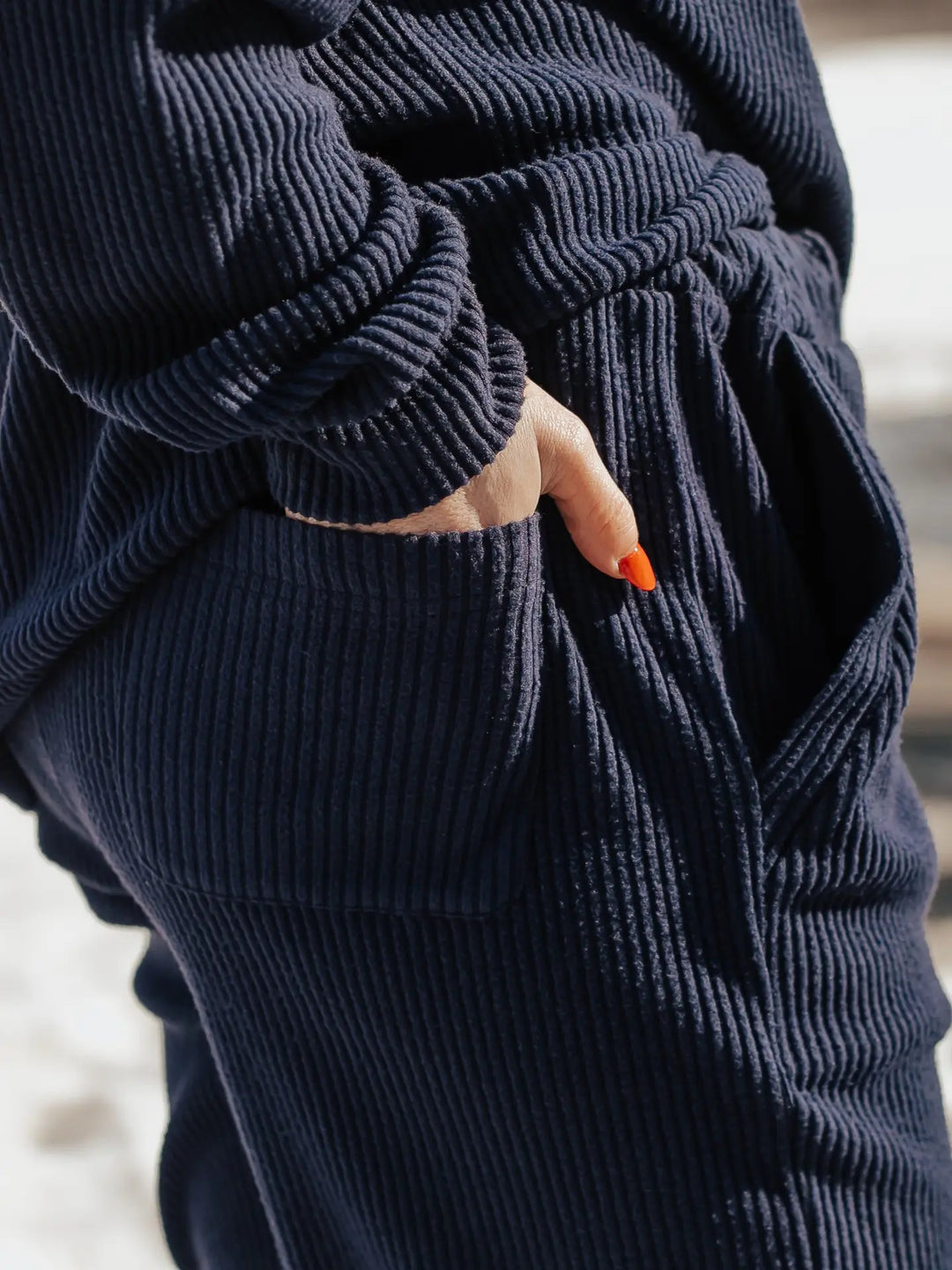Hacci Wide Leg Sweatpant