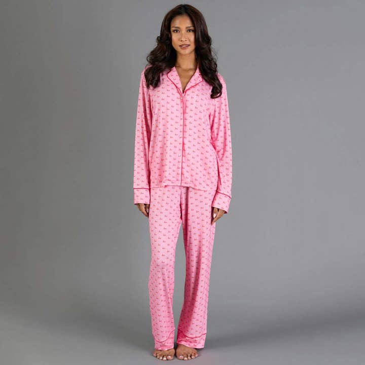 Ho Ho Ho Jersey Pajama Set