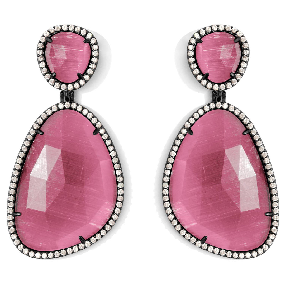 Bold Cat'S Eye Earrings