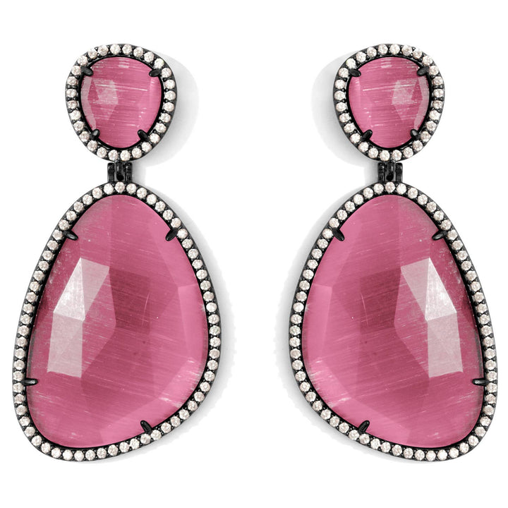 Bold Cat'S Eye Earrings