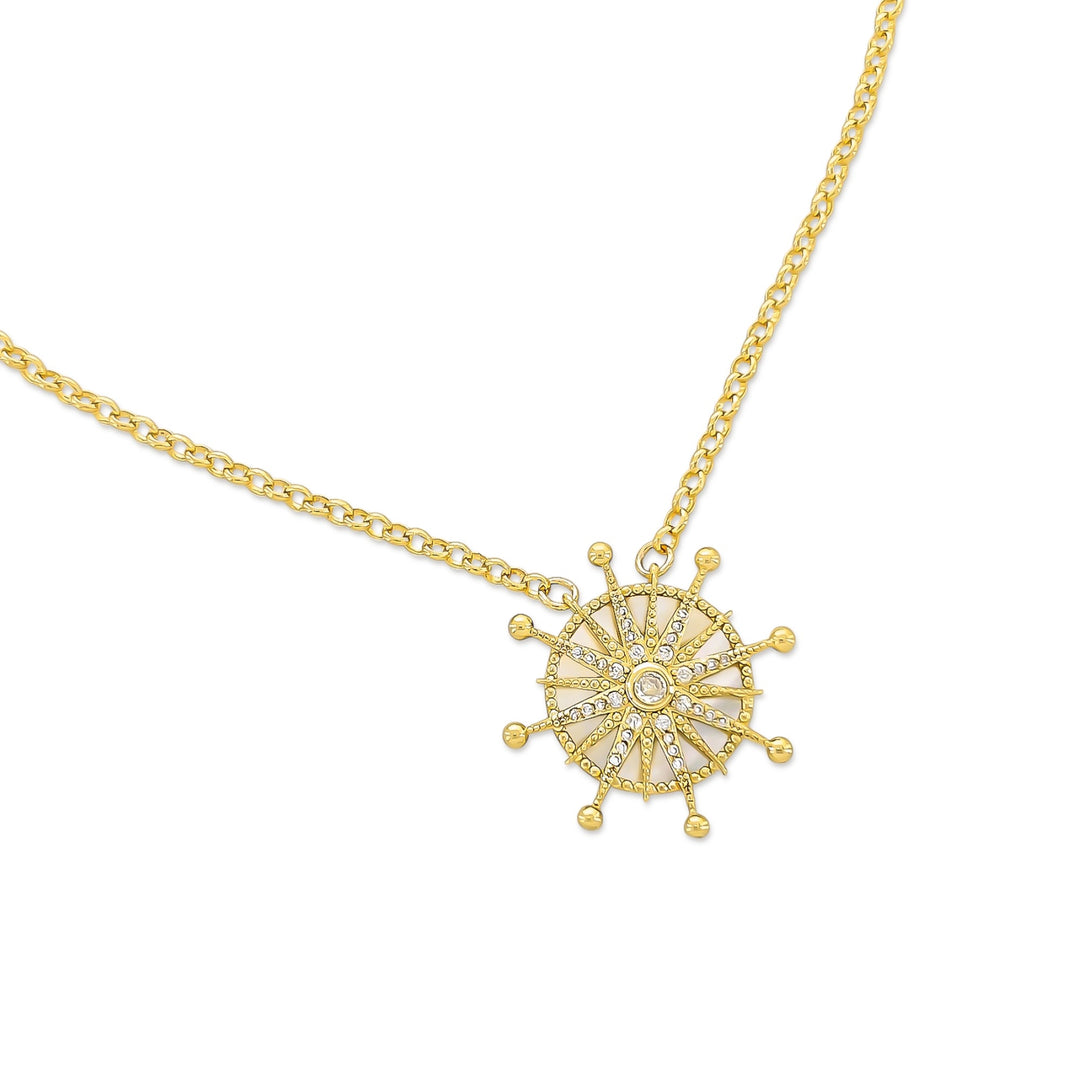 Mother of Pearl Pendant Necklace