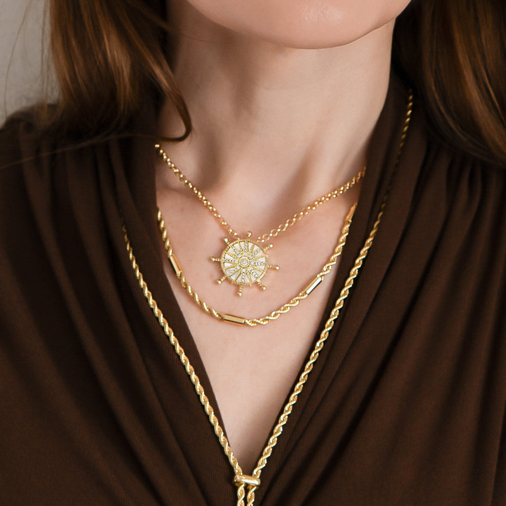 Mother of Pearl Pendant Necklace