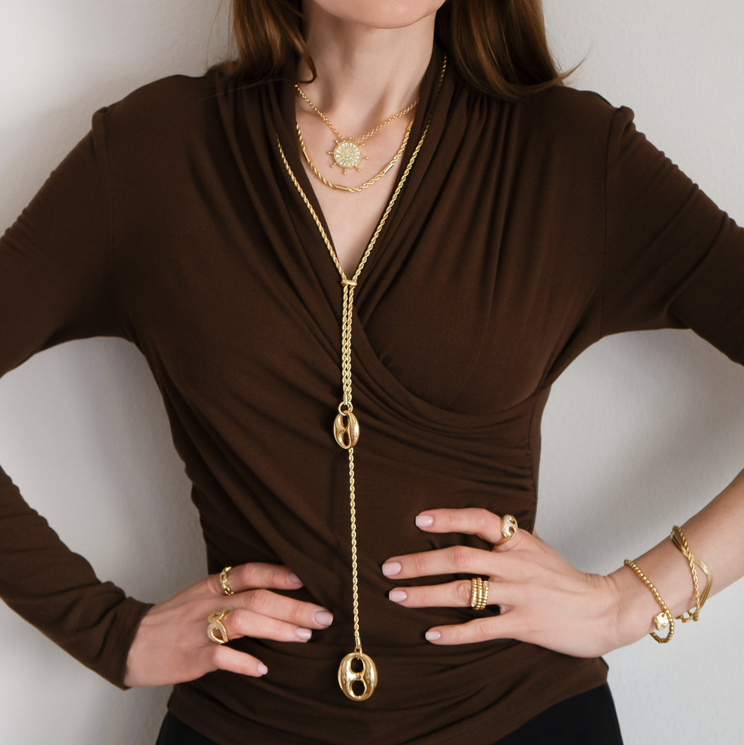 Mother of Pearl Pendant Necklace