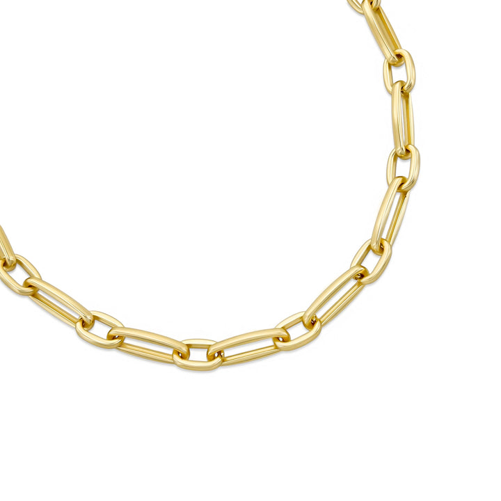 Matte Paperclip Chain Necklace