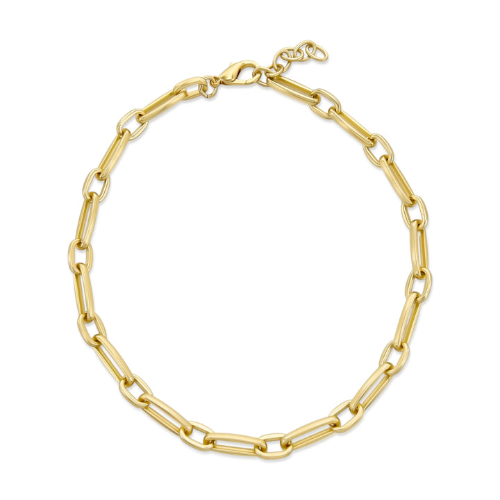 Matte Paperclip Chain Necklace