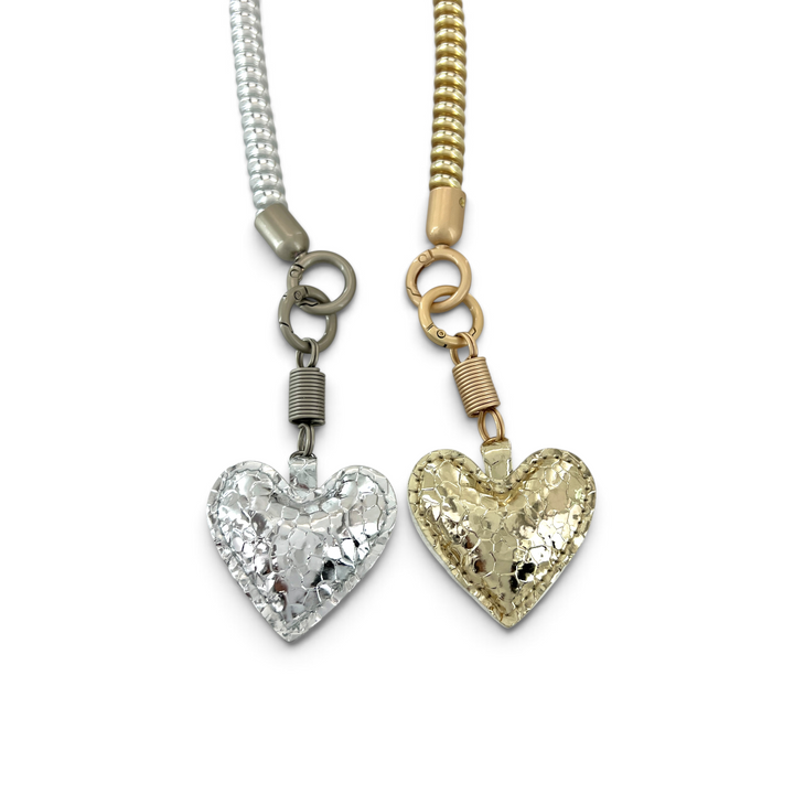 Heart Charm Phone Cord Phone Chain