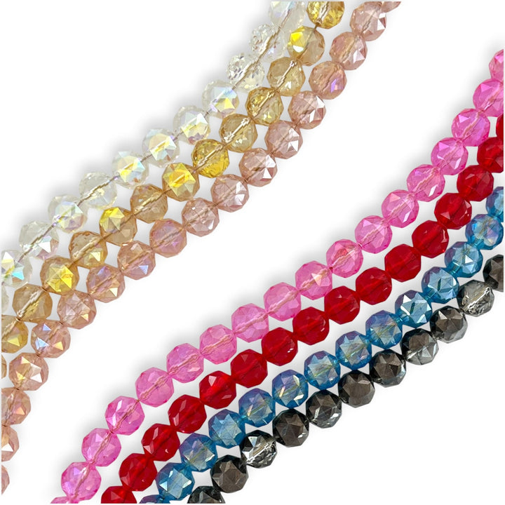 Round AB Crystal Phone Strap