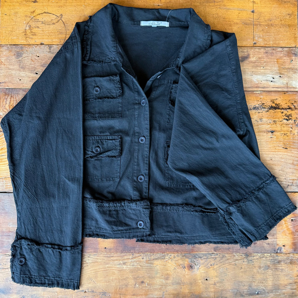 True-to-size jean jacket with classic button details—timeless, confident style for empowered women 30+.









