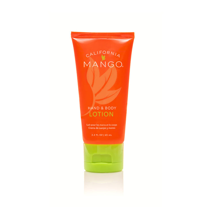California Mango Hand and Body Lotion 2.2oz orange tube with green cap