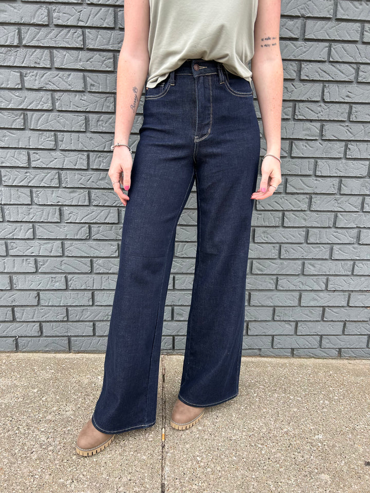 Judy Blue Retro Wide Tummy Control Jeans