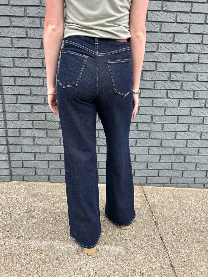 Judy Blue Retro Wide Tummy Control Jeans
