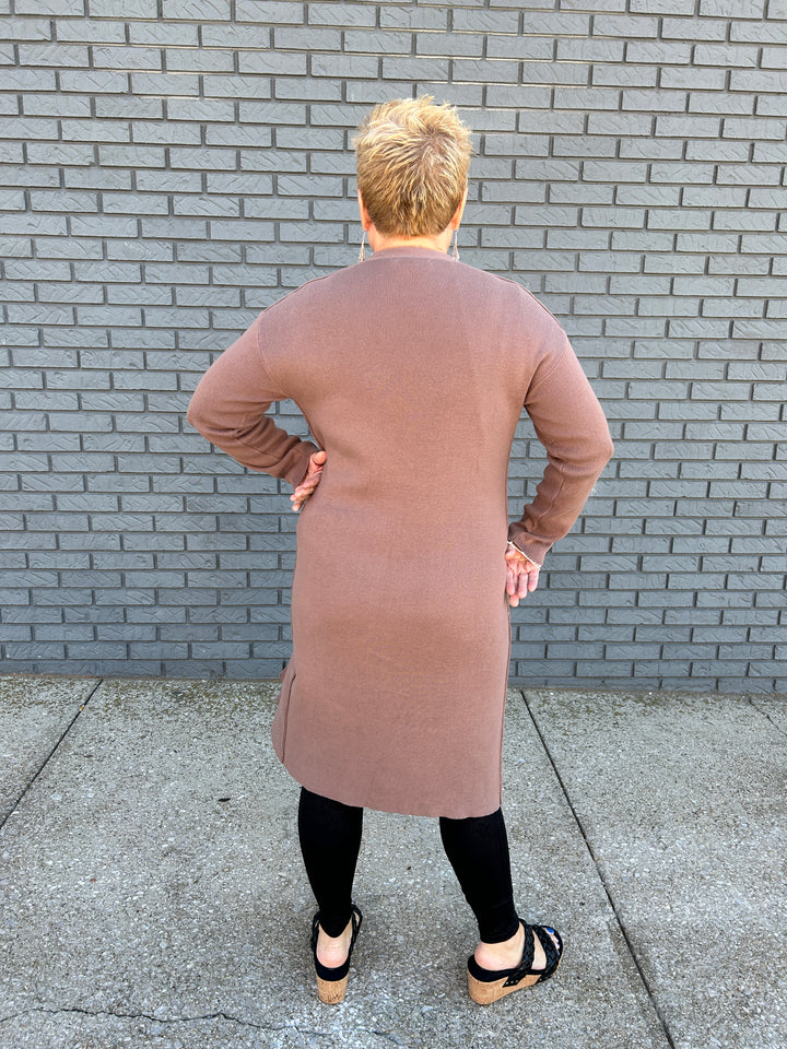Knit Cardigan Two-Piece Set