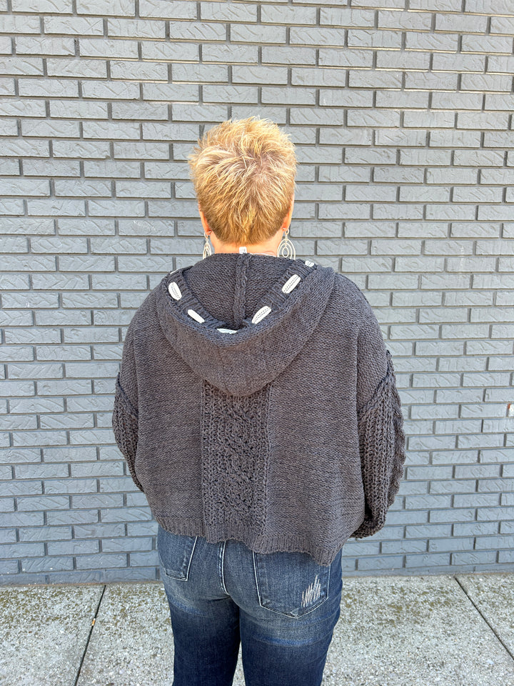 Vneck Chenille Pullover Sweater