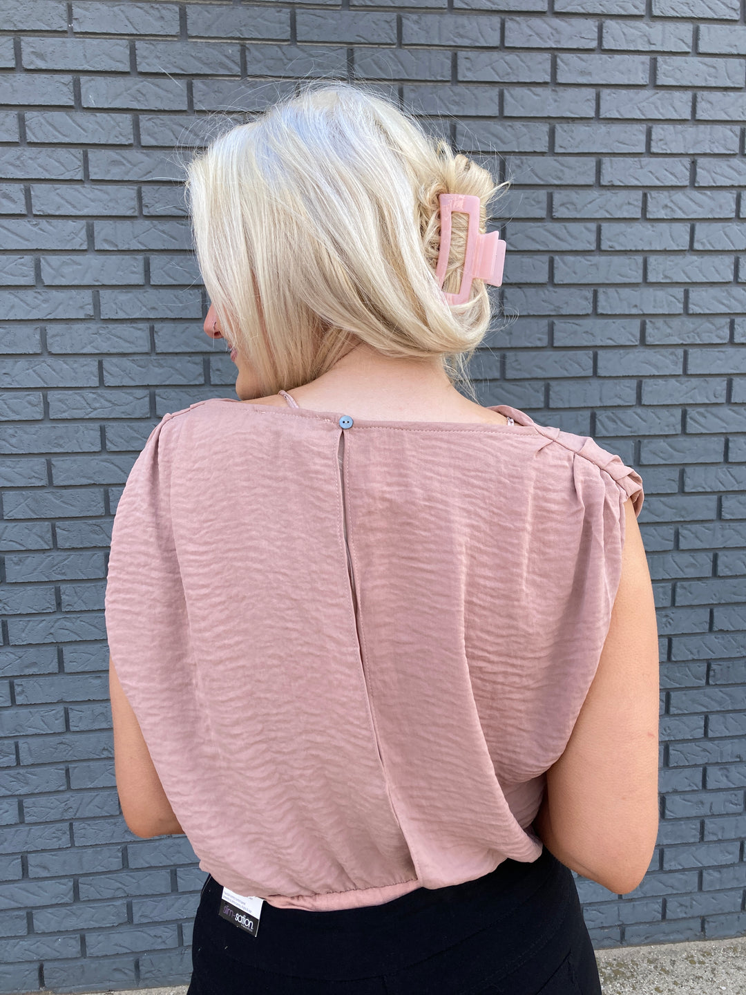 cowl neck sleeveless bodysuit